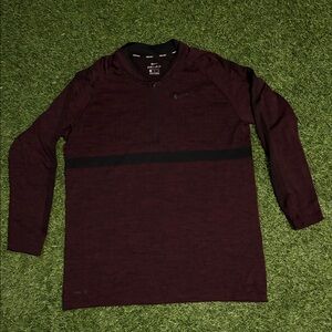 Nike Burgundy/Black Lightweight Jacket